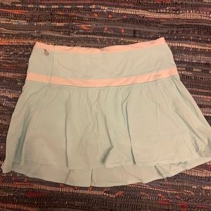 Bright blue lululemon tennis skirt